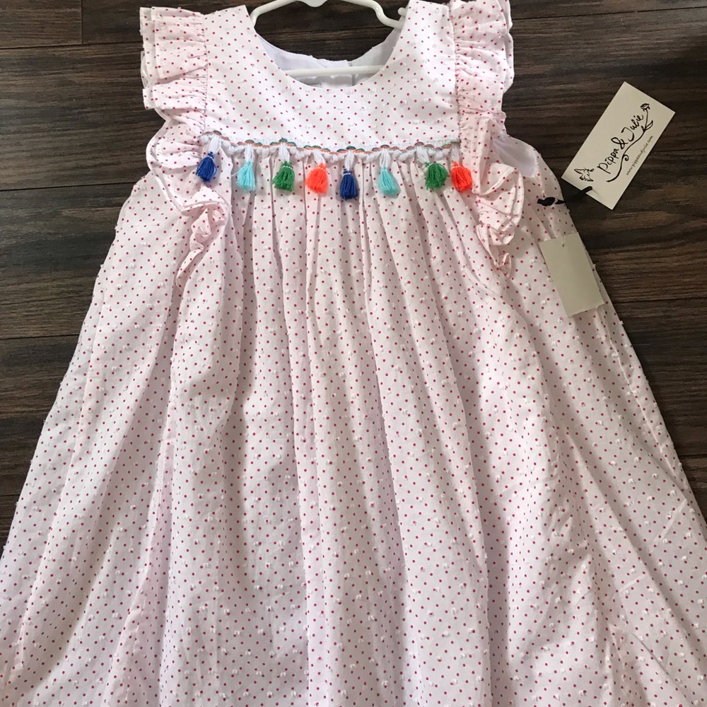 Pippa & Julie flutter sleeve dress size 6x